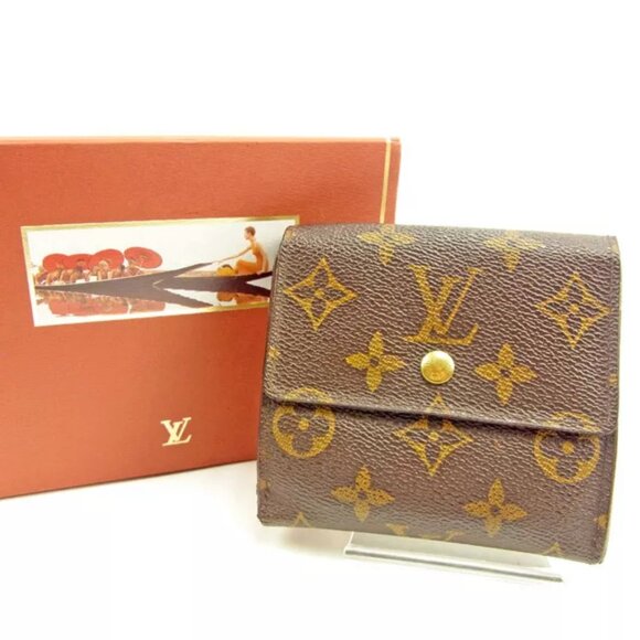 Louis Vuitton Wallet Purse Monogram Brown Woman unisex Authentic Used Y6607 - Picture 1 of 6